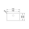 Blanco 523387 CLARON 700-U DURINOX