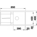Blanco 525921 METRA 5 S-F