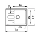 Teka STONE 45 B-TG 1 B 1 D 115330042
