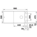 Blanco 527236 AXIA III XL 6 S-F