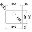 Blanco 522965 ANDANO 500-IF