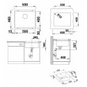 Blanco 523432 SUBLINE 500-U