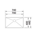 Blanco 521593 ZEROX 700-U