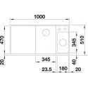 Blanco Axia III XL 6 S 523462