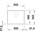 Blanco 524110 SUBLINE 500-IF STEELFRAME