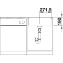 Blanco 524110 SUBLINE 500-IF STEELFRAME
