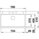 Blanco 525893 ETAGON 8