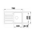 Blanco LEGRA 45 S черный (526083)