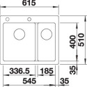 Blanco 527322 PLEON 6 Split