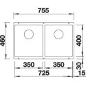 Blanco 527347 SUBLINE 350/350-U