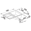 Blanco METRA 45 S-F 527107