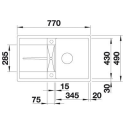 Blanco METRA 45 S-F 527107