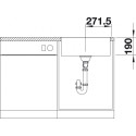 Blanco 524107 SUBLINE 500-IF STEELFRAME