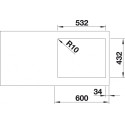 Blanco 524107 SUBLINE 500-IF STEELFRAME