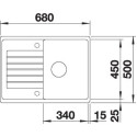 Blanco 527197 ZIA 45 S Compact
