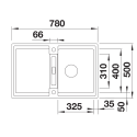 Blanco ADIRA 45 S (527588)