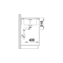 Blanco ADIRA 45 S-F (527598)