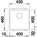Blanco 523429 SUBLINE 400-U