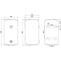 Водонагрівач електричний Thermo Alliance 50 л SLIM вертикальний, мокрий ТЕН 1,5 кВт D50V15Q1