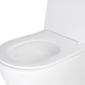 Унітаз підвісний Qtap Swan безободковий Ultra Quiet з сидінням Soft-close QT16335179W