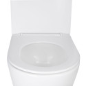 Унітаз підвісний Qtap Swan безободковий Ultra Quiet з сидінням Soft-close QT16335179W