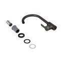 Змішувач для кухні U-образний Brinex Pure 015F U-образний Graphite BRIPUR015FGRP