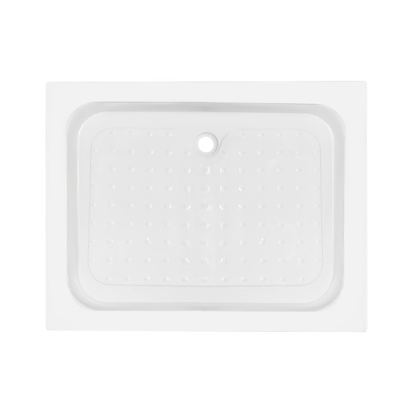 Душовий піддон KAPIELKA ST100x80х14 низький, прямокутний, діаметр зливу 52 мм Lidz