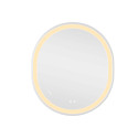 Дзеркало Qtap Gemini 800х700 з LED-підсвічуванням Touch, з антизапотіванням, з димером, рег. темп. кольору (3000-6500K) Reverse QT2578R8071W