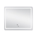 Дзеркало Qtap Mideya (DC-F910) 1000х800 з LED-підсвічуванням Touch, з антизапотіванням, з годинником, димером, рег. яскравості QT2078F910W