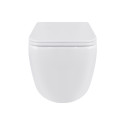 Унітаз підвісний Qtap Gemini безободковий з сидінням Soft-close QT2533076EUQW