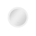 Дзеркало Qtap Taurus R800 з LED-підсвічуванням Touch, з антизапотіванням, з димером, рег. темп. кольору (3000-6500K) QT2478R807