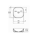 Раковина-чаша Qtap Kolibri 430х430х150 White QT1011K396WN