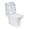 Унітаз-компакт Qtap Presto Quadro безободковий з сидінням Soft-close QT24221215AW
