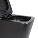 Унітаз підвісний Qtap Tern New Ultra Quiet безобідковий з сидінням Soft-close MATT BLACK QT17332303ASMB