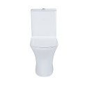 Унітаз-компакт Qtap Presto безобідковий з сідінням Soft-close QT24221217AW