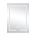 Дзеркало Lidz Kubis 600х800 з LED-підсвічуванням Touch, з антизапотіванням, з димером, рег. яскравості LD78LF9376080