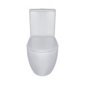 Унітаз-компакт Qtap Robin Ultra Quiet безободковий з сидінням Soft-close QT13222128AUQ1W