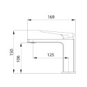 Змішувач для раковини Gemini Loopi QTGEM2701CRM45699 Chrome