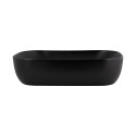 Раковина-чаша Qtap Robin 610х400х145 Matt black QT132143PMBMBN