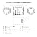 Накопичувальний електричний горизонтальний бойлер WILLER EH80RI-Horizon