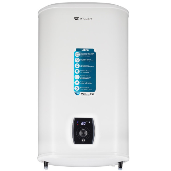 WILLER EVH50DRI Libra водонагрівач універсальний(плоский, сухой)