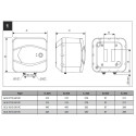 Бойлер Tesy Compact Line BiLight GCU 0715 G01 RC - Під раковину