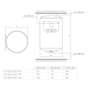 Бойлер електричний BILIGHT slim GCV 303512 B11 TSR