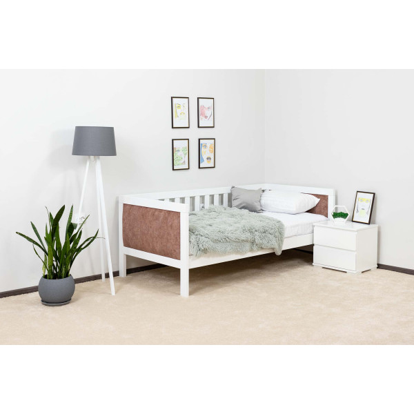 Односпальне ліжко з тканиною "Дорі"