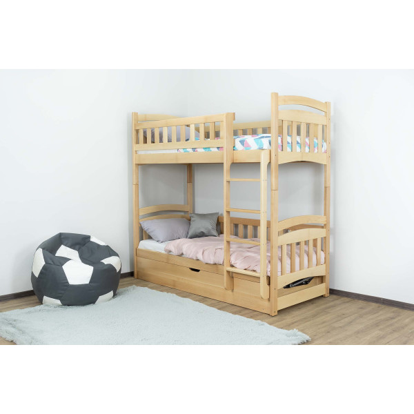 Двоярусне ліжко "Білосніжка" з підйомним механізмом