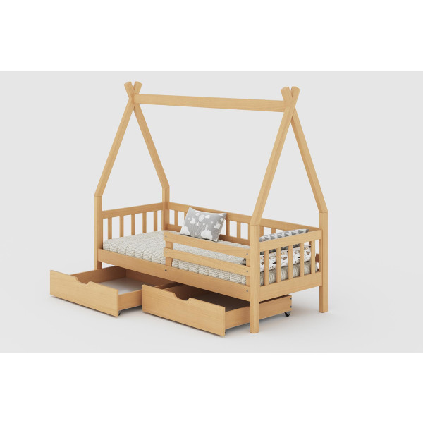 Односпальне ліжко "Хатинка"