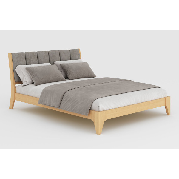 Двоспальне ліжко з тканиною "Евелін"