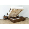 Двоспальне ліжко з підйомним механізмом "Геракл" з низьким узніжжям