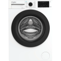 Пральна машина Whirlpool фронтальна, 9кг, 1400, A, 58см, дисплей, пара, інвертор, люк чорний, білий