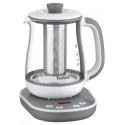 Електрочайник Tefal Tastea tea maker 1.5л, скло, заварник, біло-сірий